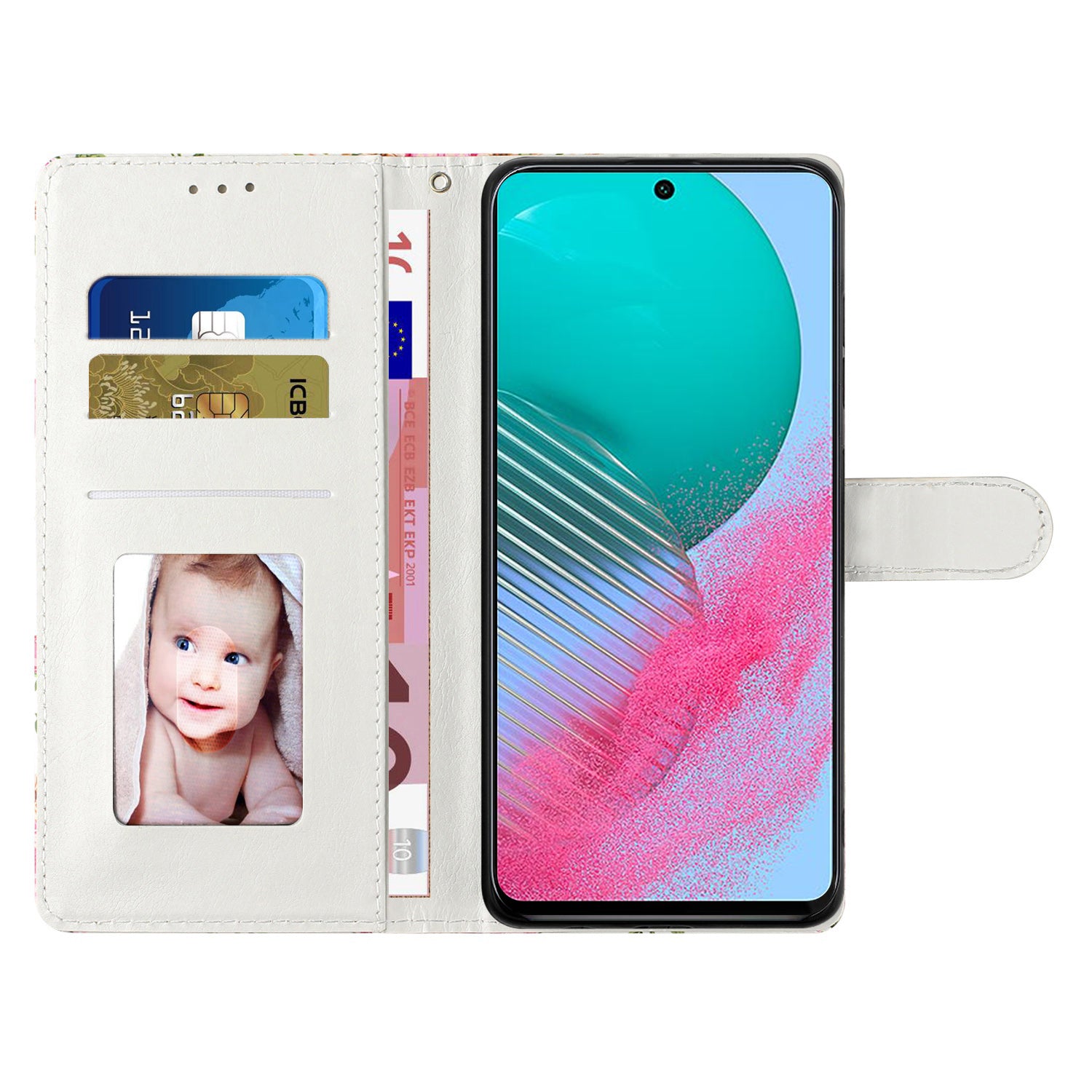 Pro Samsung Galaxy A05s 4G peněženkové pouzdro PU kožený kryt na telefon s potiskem Pro Samsung Galaxy A05s 4G peněženkové pouzdro PU kožený kryt na telefon s potiskem